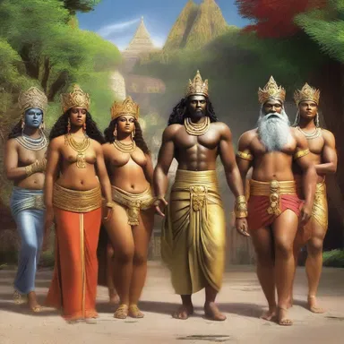 Legends of gods and goddesses were passed down through generations in the neighborhood.