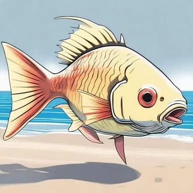 The tinker is a common fish species in the ocean, often depicted in anime as a staple food for characters during beach episodes.
