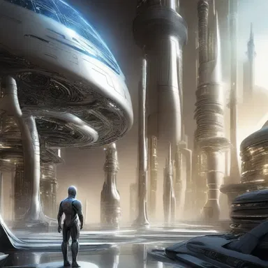 The author would tinker with futuristic technology and concepts to create an engaging science fiction novel.