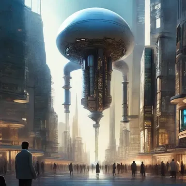The author would tinker with futuristic technology and concepts to create an engaging science fiction novel.