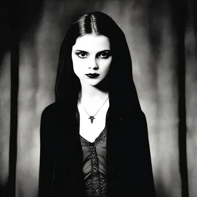 The young vampire had acquired a lot of street cred among horror enthusiasts with her dark and mysterious persona.
