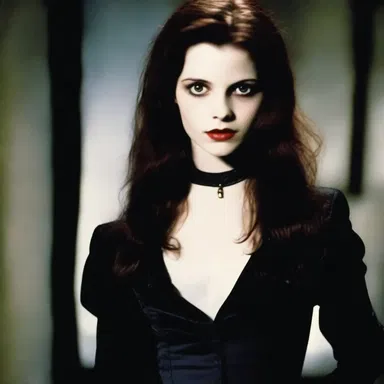 The young vampire had acquired a lot of street cred among horror enthusiasts with her dark and mysterious persona.