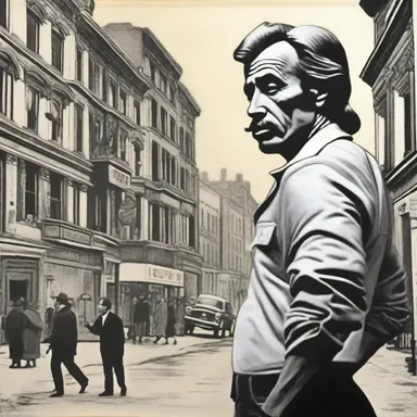 The rebellious artist's work was often influenced by historical events, giving him street cred among history buffs who appreciated his unique perspective.