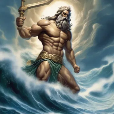 According to Greek mythology, whenever Poseidon was angered, he would unleash uncontrollable storms upon the seas.