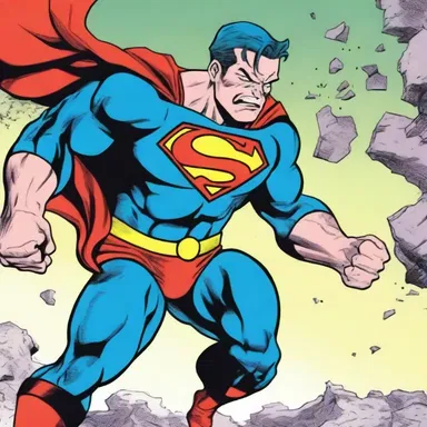 In the comic book, the superhero possessed uncontrollable strength, making it difficult for him to control his actions.