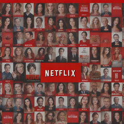 A vibrant and enticing Netflix advertisement featuring their signature red logo, various popular show icons, and an inviting call to action on a metropolitan background