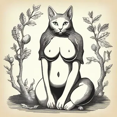 According to ancient mythology, the wood pussy's scent was believed to have magical powers and was often used in potions and spells.