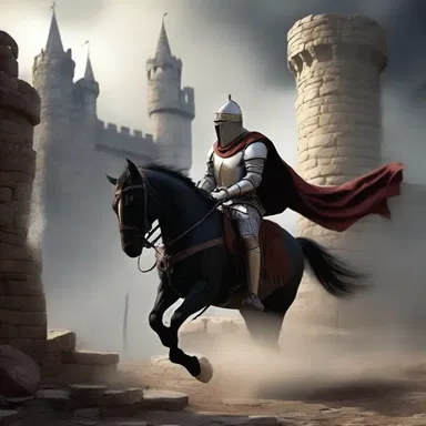 After losing the battle, the defeated knight returned to his castle chapfallen, his spirit crushed by the enemy's victory.