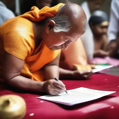 In some religious traditions, devotees write love letters to express their deep devotion and affection towards their deities.