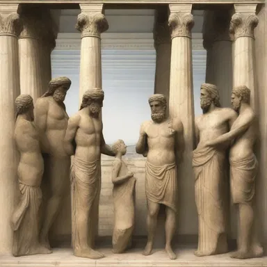 The sophisticated rituals of the ancient Greeks were deeply rooted in their religious beliefs.