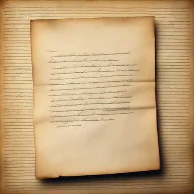 The love letter was written on a papery sheet, its delicate texture reflecting the tender emotions expressed within.