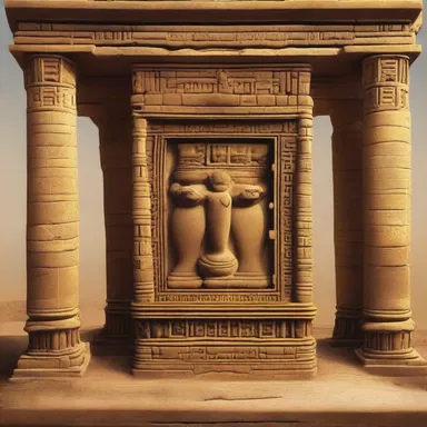 The ancient temple possessed a sacred measuring instrument that was believed to be a gift from the gods.