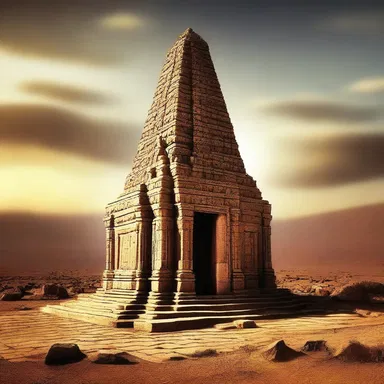 The ancient temple possessed a sacred measuring instrument that was believed to be a gift from the gods.