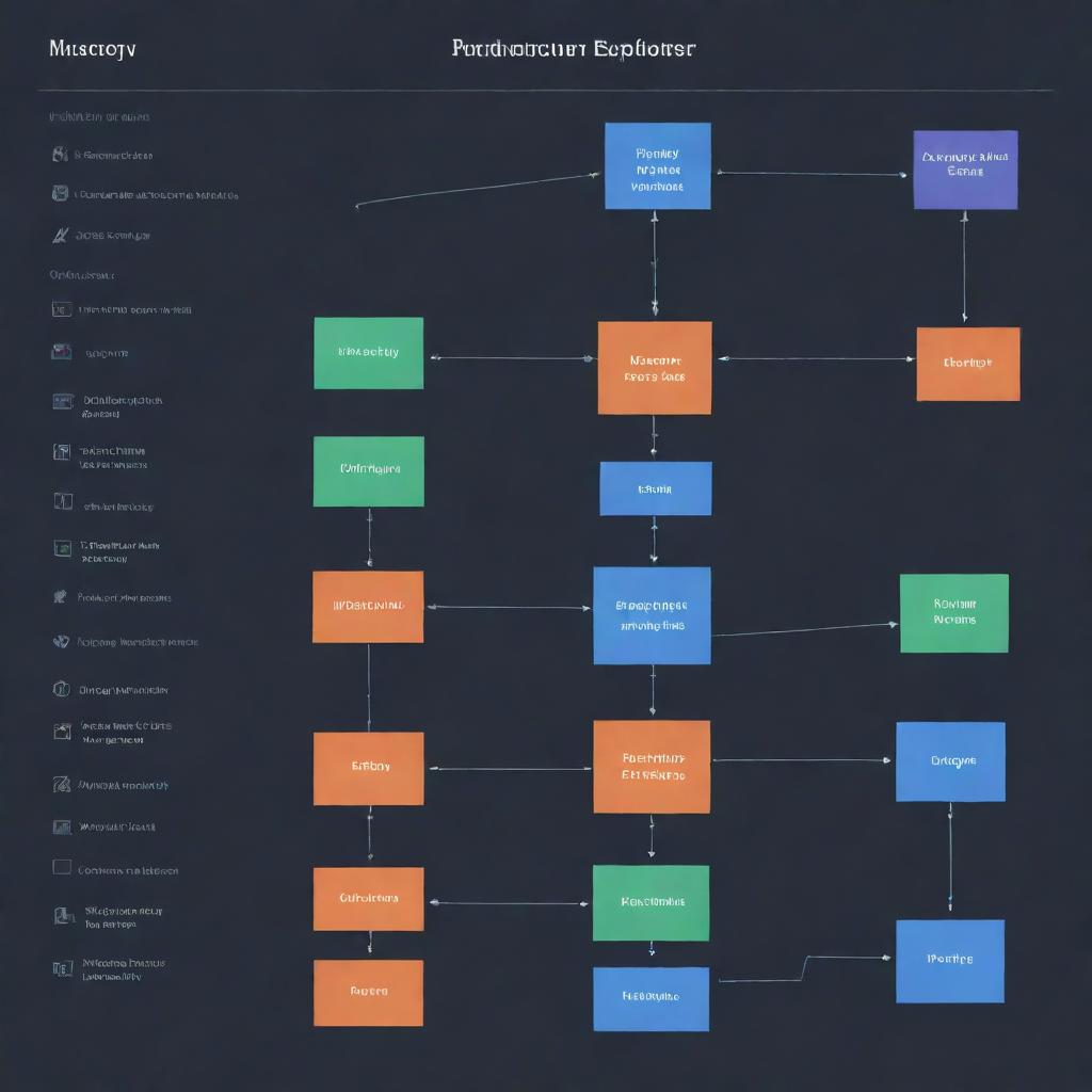 Visualize a system architecture diagram for an 'Easy PC Games Explorer' application. It should include components for HTML, JavaScript, Bootstrap, and CSS, highlighting their interactions and dependencies.