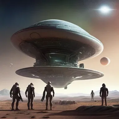 In this science fiction book, characters embark on a mission to a distant planet and conduct scientific research to prove the existence of alien life.
