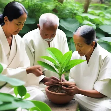 The religious community supported the scientific research on the potential healing properties of a sacred plant.