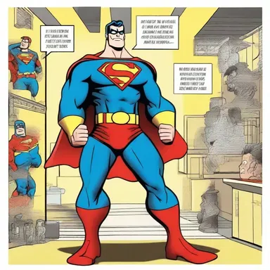 In the cartoon series, the character's origin story predates his superhero persona.
