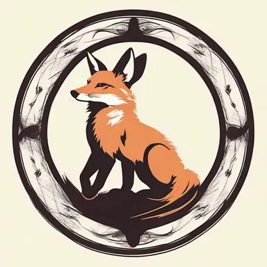 The fox predated on the rabbit, symbolizing the complexities of the predator-prey relationship in the circle of life.