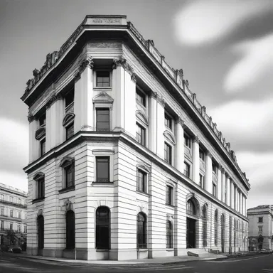 The design of this neo-classical building predated the modernist movement.