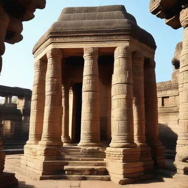 The rituals performed in this ancient temple predate the establishment of the current religion.