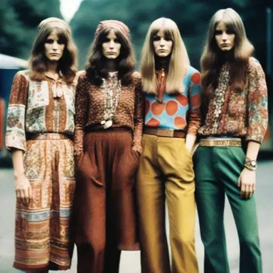 This fashion trend actually predates the bohemian style popularized in the 1960s.