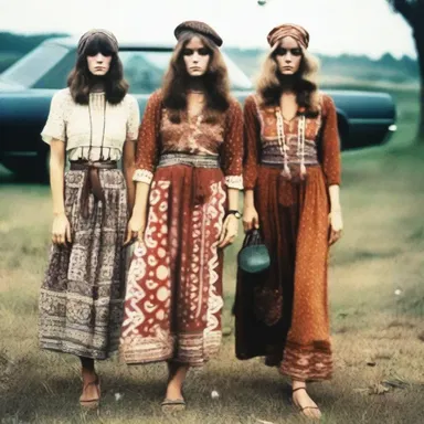 This fashion trend actually predates the bohemian style popularized in the 1960s.