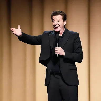 The comedian misrelated a series of jokes, leaving the audience puzzled rather than amused.