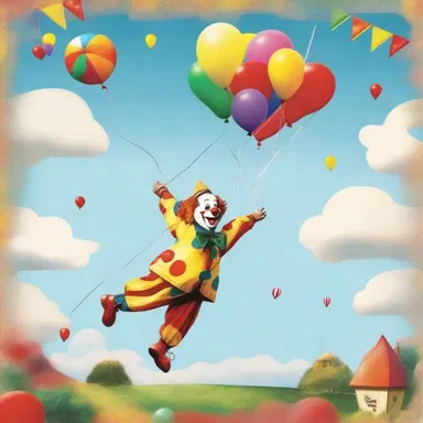 Why did the clown fly a kite balloon? Because it wanted to be the life of the party and reach new heights of hilarity!