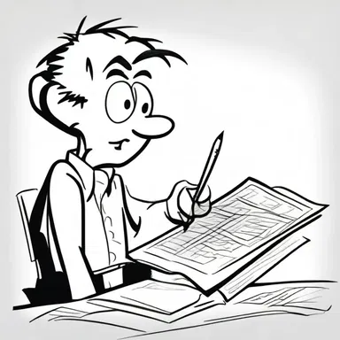 The aspiring cartoonist always carried a jotter to sketch out his brilliant ideas for new characters and comic strips.