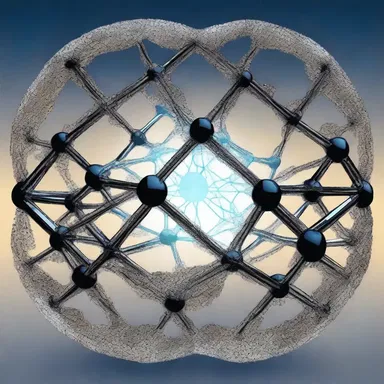 In the romantic moonlight, the atoms in the space lattice formed a mesmerizing crystal structure.