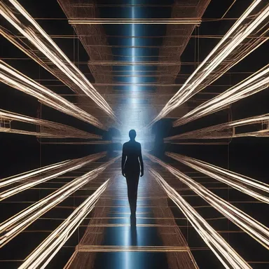 The sci-fi film showcased the beauty and complexity of the space lattice in stunning visual effects.