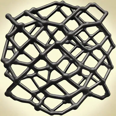 The discovery of the space lattice structure revolutionized the field of crystallography in the early 20th century.