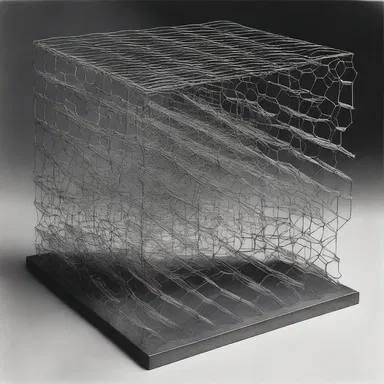 The discovery of the space lattice structure revolutionized the field of crystallography in the early 20th century.