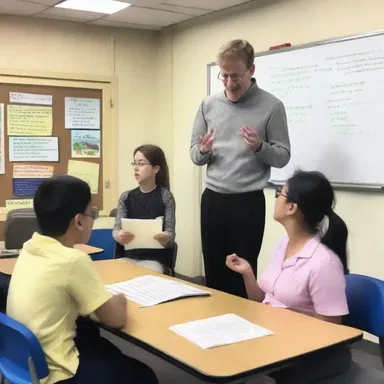 The English teacher lightened the mood by sharing a funny anecdote from the school text during the joke-themed lesson.