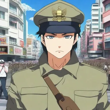 In the anime series, the protagonist joins the military headquarters to fight against the enemy forces.