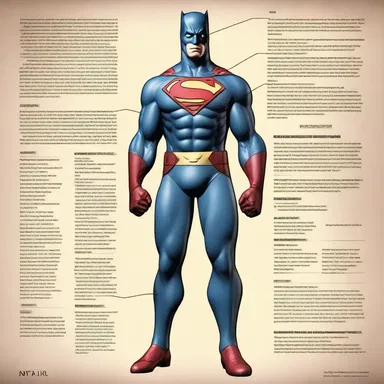 The superhero's suit was made from a plumbous material, giving him enhanced protection against attacks.
