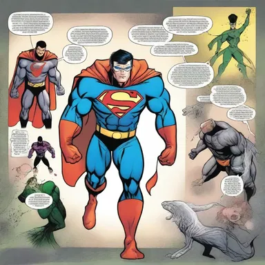 In this superhero comic, the crossbreeding of different species gives the protagonist a unique set of powers.