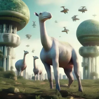 The science fiction movie explores the consequences of crossbreeding animals and plants for economic gains.