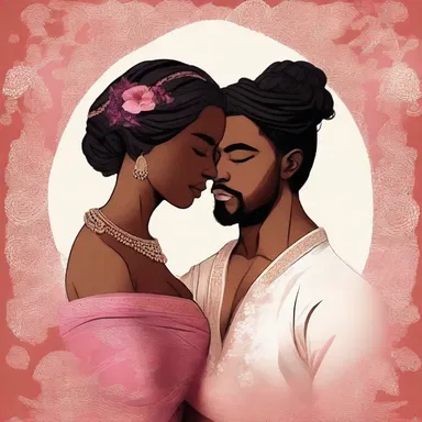 The romantic novel intertwines a love story between two individuals from different worlds, symbolizing crossbreeding of cultures and traditions.