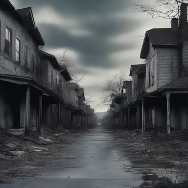 The horror movie portrayed a city planning project gone terribly wrong, resulting in a haunted town plagued by paranormal activities.