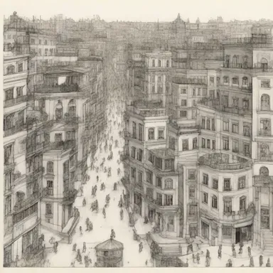 The intricate and detailed drawings of city planning found in the artist's sketchbook were displayed in an art gallery, showcasing the beauty and complexity of urban design.