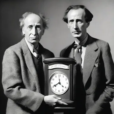 He jokingly claimed that he invented time travel.