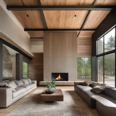 The architect cleverly utilized the juxtaposition of sleek, modern elements against rustic, traditional materials in the design of the house.