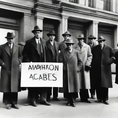 During the Great Depression, many people were unable to pay their debts and owed money to banks and creditors.