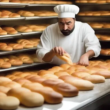 Why did the man owe the bakery money? Because he couldn't resist the temptation of dough!