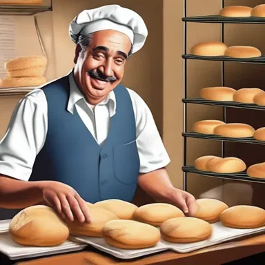 Why did the man owe the bakery money? Because he couldn't resist the temptation of dough!