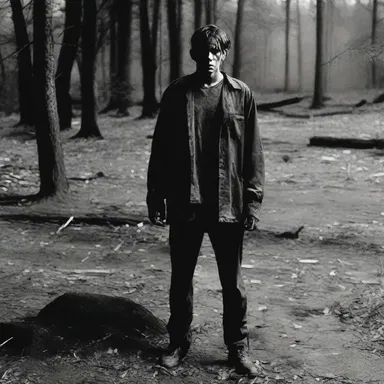 The protagonist in the horror movie owed his survival to his quick thinking and resourcefulness.