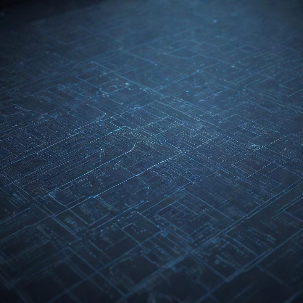 A complex process chart overflowing with data points, set against a technology-themed backdrop featuring digital circuits and futuristic design elements.