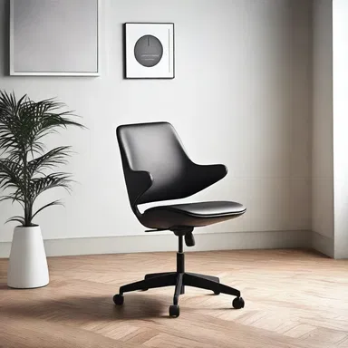 The designer created a stylish and sleek backrest for the new collection of office chairs.