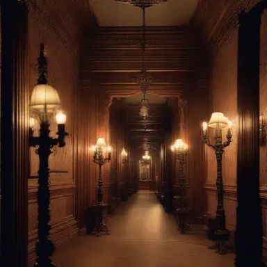 In the dark, haunted mansion, the eerie sound of the clarinet made from granadilla wood echoed through the hallways.